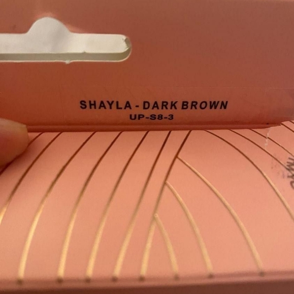 Dark brown synthetic wrap around corn wave ponytail hair extensions new open box - Picture 3 of 6